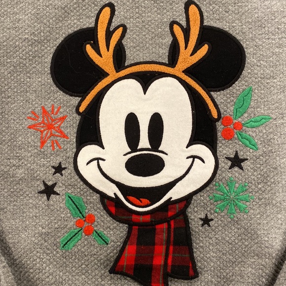 Disney holiday cheer Mickey Mouse sweater. Size 9/10 - Picture 2 of 3
